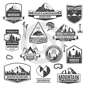 Black Mountaineering Labels