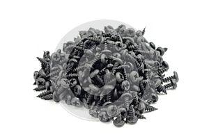 Black mounting screws