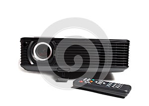 Black multimedia projector