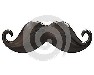 Black mustache