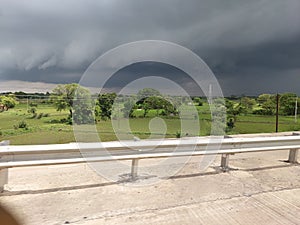 black n white havey rain