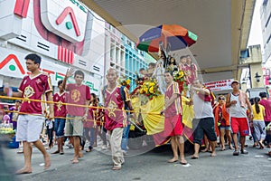 Black Nazarene festival at Quiapo district