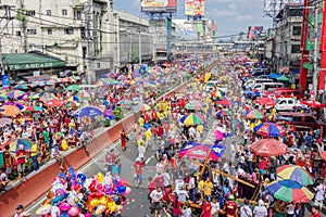 Black Nazarene festival at Quiapo district