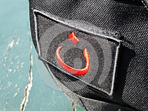 Black Nazrani emblem. Christian morale patch.