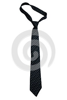 Black necktie