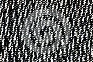 Black netting abstract shapes and patterns