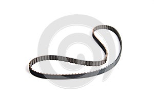 Black new timing belt for gasoline engine