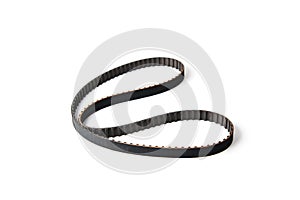 Black new timing belt for gasoline engine