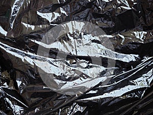 Black nylon plastic texture background