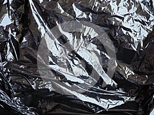 Black nylon plastic texture background