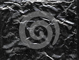 Black nylon plastic texture background