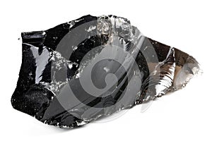 Black obsidian photo