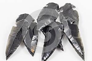 Black Obsidian Arrow heads