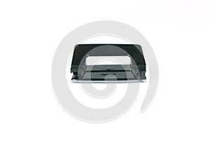 Black Office Paper Metal Stationary Hole Puncher isolated on white background