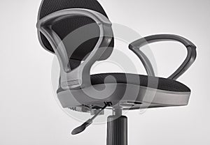 Black office swivel chair photo