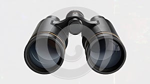 Black Optical Binoculars Close-up