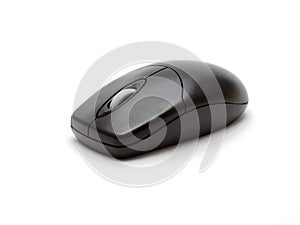 Black optical computer mouse