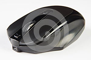 Black optical computer mouse