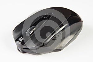 Black optical computer mouse