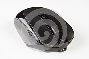Black optical computer mouse