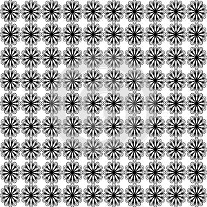 BLACK ORNAMENTAL BACKGROUND PATTERN WALLART