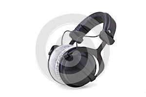 Black over ear wireless headphone