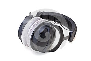 Black over ear wireless headphone