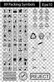 89 black Packing Symbols