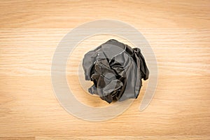 Black paper ball corrugate