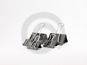 The black paper clip