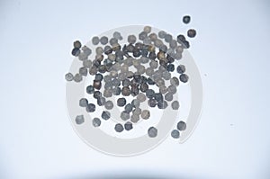 BLACK PAPPER WITH WHITE BACKGROUND