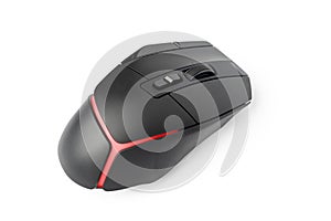 Black PC gaming mouse