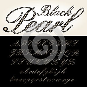 Black pearl font