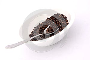 Black pepper corns photo