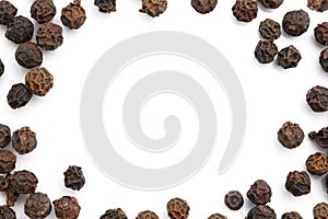 Black pepper isolated on white background,Black Pepper