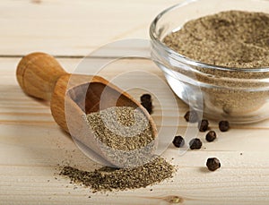 Black pepper powder