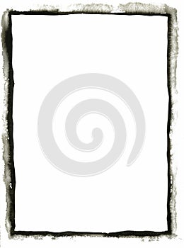 Black photographic border.  Decorative border for artwork.