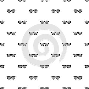 Black pinhole glasses pattern vector