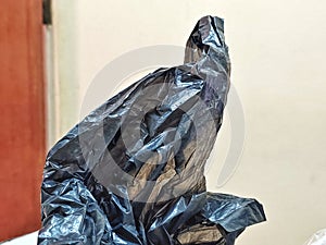 black plastic bag