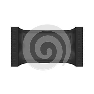 Black Plastic Bag Mockup