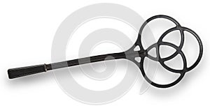 Black plastic carpet beater