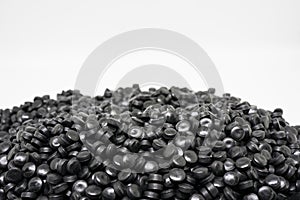 Plastic pellets.