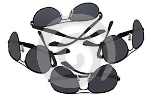 Black Plastic Sunglasses