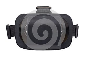 Black plastic VR headset, Virtual Reality mask