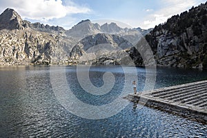 Black pond dam, Presa del Estanque Negro de Peguera photo