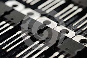 Black power transistors