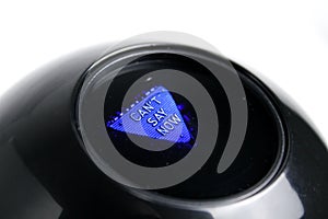 Black prediction ball for decision making