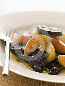 Black Pudding Apples and Cider