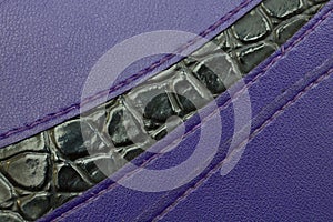 Black and purple leather Texture backgrounds