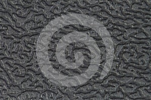 Black PVC plastic texture